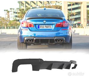 DIFFUSORE BMW F10 F11 LOOK M PERFORMANCE DOPPIA US