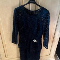 vestito in pizzo elasticizzato