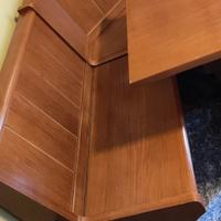 Tavolo e panca in legno di Scavolini