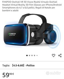 Occhiali VR 3D FIYAPOO - Per Smartphone 4.7-6.6", Regolazione Lenti, Cuffie HI-FI, Per Film E Giochi - Foto 11