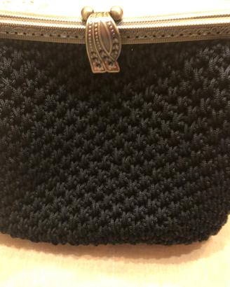 Borsa pochette nera