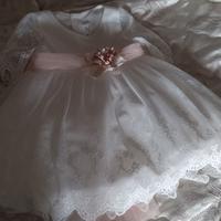 abito battesimale taglia 12/18 mesi