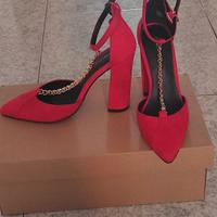 Scarpe gioiello con tacco