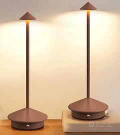 2 eleganti Lampade wireless, touch, Led, Usb