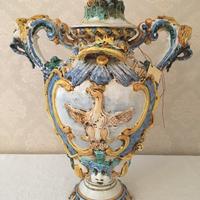 Stupendo vaso in ceramica di Caltagirone