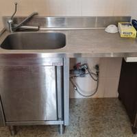 lavandino industriale inox