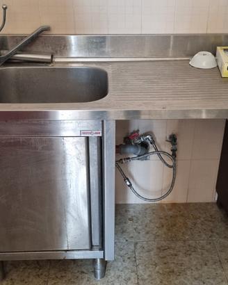 lavandino industriale inox