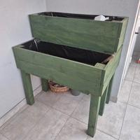 Fioriera Doppia Rialzata per Orto sul Balcone