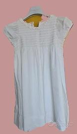 abito bianco bimba Jacadi