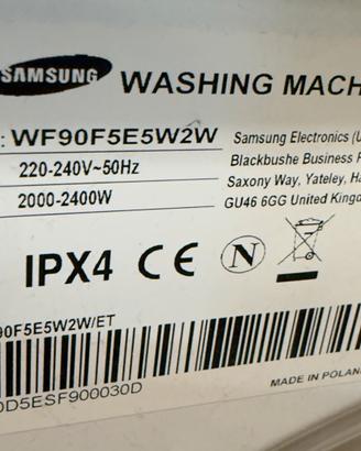 Scheda Lavatrice Samsung 9 kg
