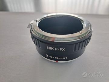 Adattatore K&F Nikon F a corpo Fuji