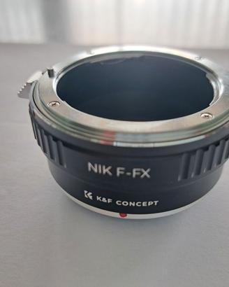 Adattatore K&F Nikon F a corpo Fuji