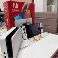 Nintendo switch OLED Bianca+Mario Kart 8 Deluxe