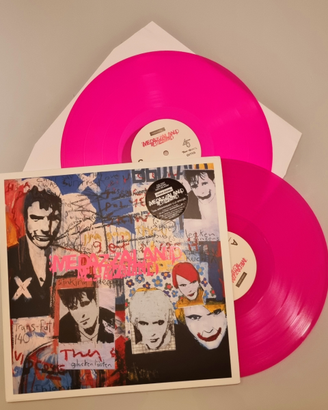 Duran Duran 2 LP Medazzaland vinile rosa autografa