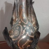 lampada ornamentale zucca