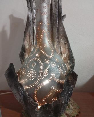 lampada ornamentale zucca