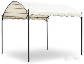 Gazebo da Giardino in metallo 3x4 m. bianco