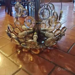 Lampadario Oscar Torlasco vintage