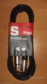 Cavo Microfonico STAGG SMC3 3m NUOVO