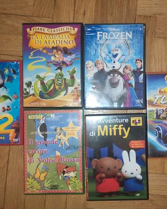 5 DVD cartoni animati