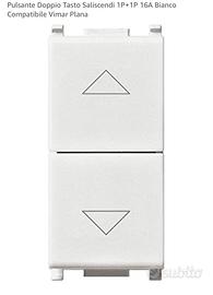 4 Pulsanti doppio tasto saliscendi per vimar plana