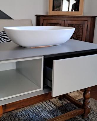 Coppia Mobili Bagno Moderni PUNTO TRE Nuovi 
