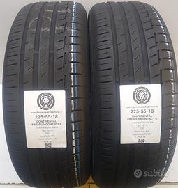 2 GOMME 225 55 18 CONTINENTAL A52434