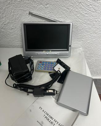Mini TV 7 pollici Auto Retro