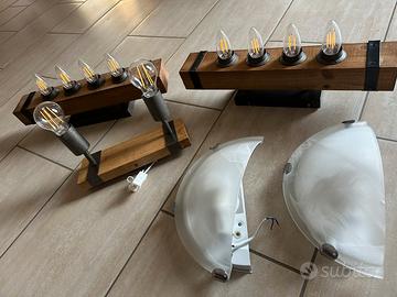 Lampadari in legno