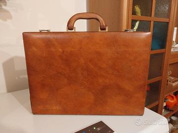 Valigetta 24 ore vintage in pelle 