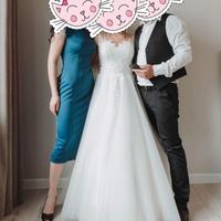 Abito da sposa bianco avorio tg. 38/40