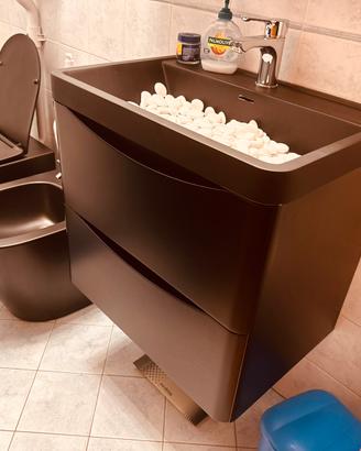 Mobile bagno, water e bidet NERI