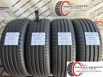 4 PNEUMATICI 195/55 R16 HANKOOK ESTIVE