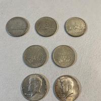 1/2 dollaro + 500 lire d’argento