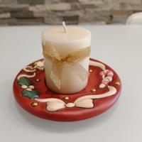 Porta candela con candela Thun 