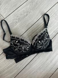 Reggiseno nero push-up intimissimi 2B