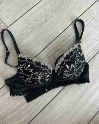 Reggiseno nero push-up intimissimi 2B