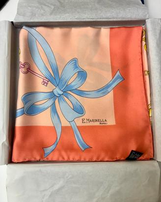 Foulard in seta E.Marinella Napoli lucky charm