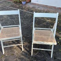 Sedie pieghevoli in legno