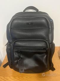 Zaino porta PC Roncato in pelle nera, 15,6”