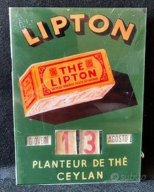 Calendario Perpetuo The Lipton Pubblicitario