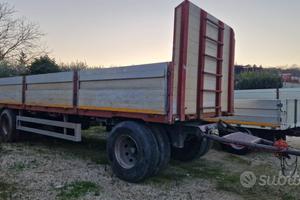 Bartoletti Rimorchio 2 assi con sponde