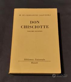 Libro Don Chisciotte di Cervantes Saavedra Vol 2
