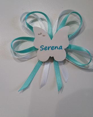 Segnaposto farfalla.