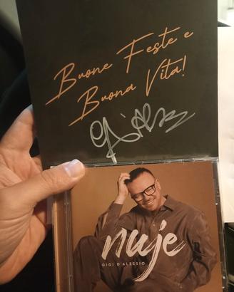 cd Gigi D'Alessio autografato 