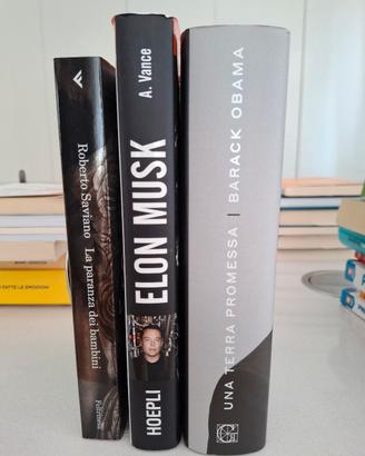 biografia Obama e Elon Musk + Saviano