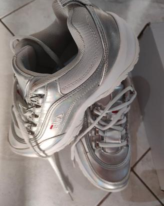 Scarpe fila argento 38