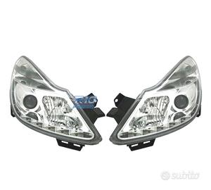 FARI PER OPEL CORSA D 06-10 LUCE DIURNA A LED FOND