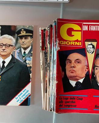 Riviste Giorni anno 1976-1977-1978 var numeri
