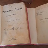libri antichi quo vadis e i promessi sposi
